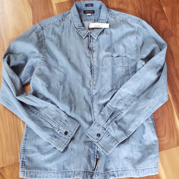 j crew lightweight denim shirt